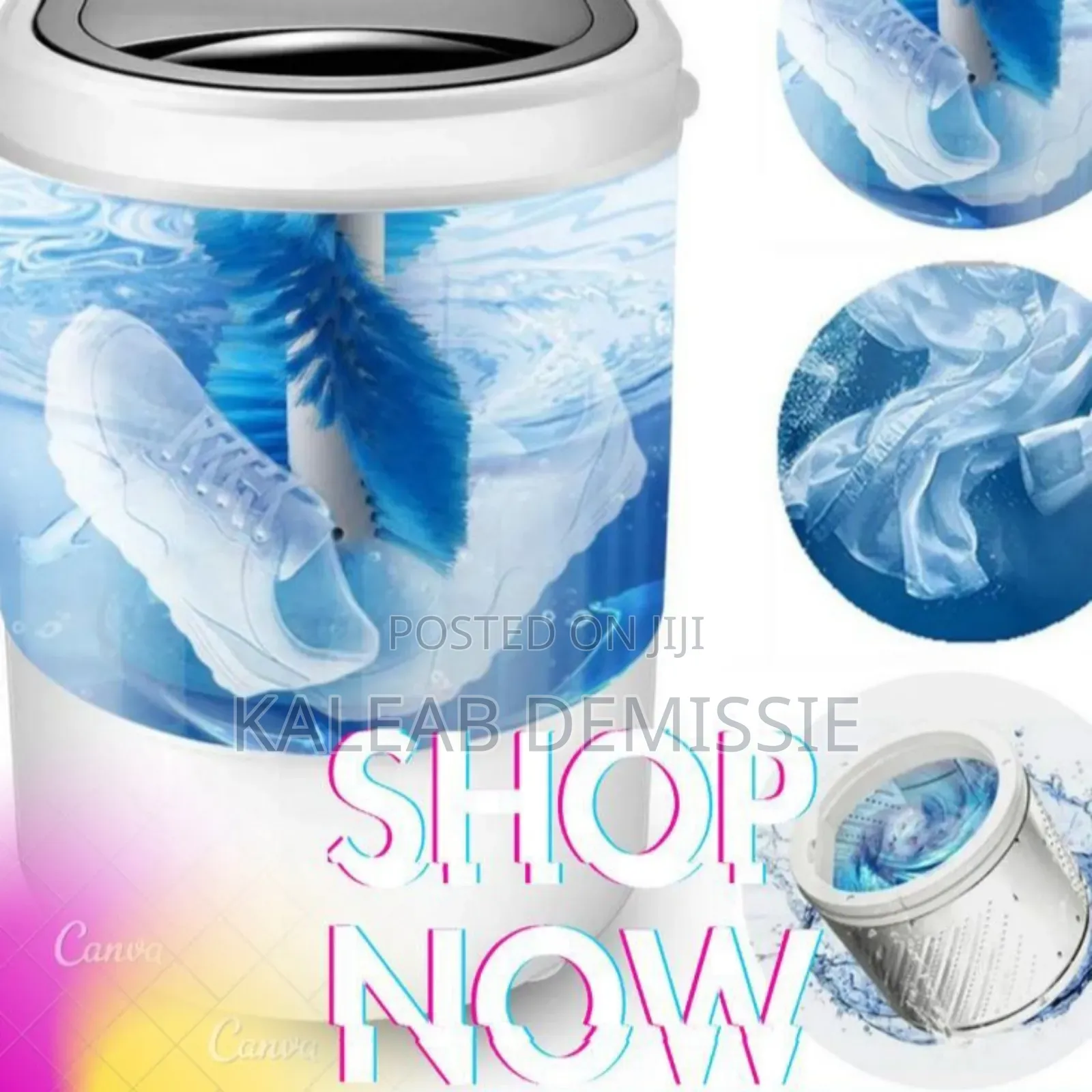 Sanford አነስተኛ የልብስ እና የጫማ ማጠቢያ ማሽን