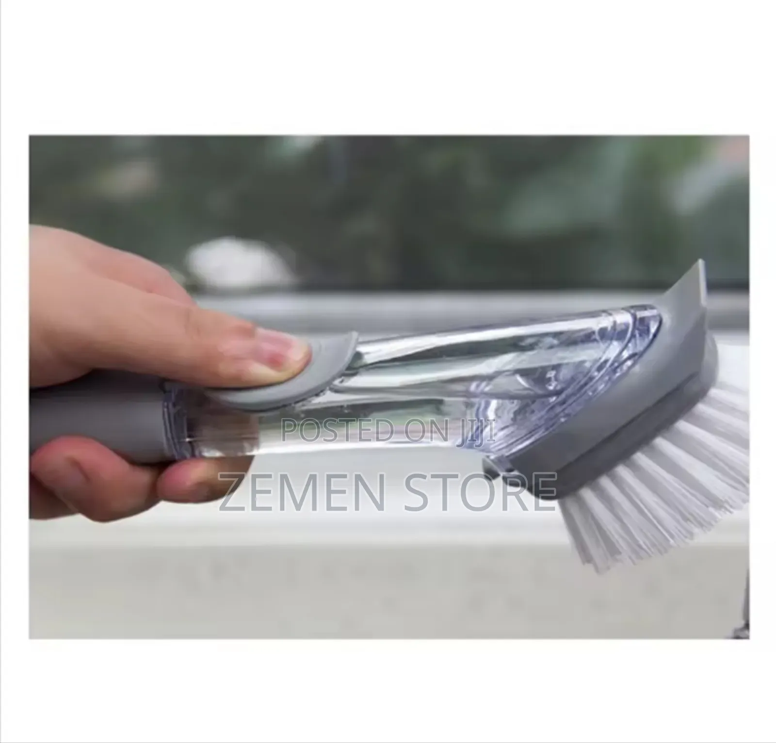 Long Handle Pot Brush - እጅዎን ሳይነኩ እቃ የሚያጥቡበት (Soap Dispenser)