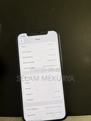 New Apple iPhone 12 128 GB Black