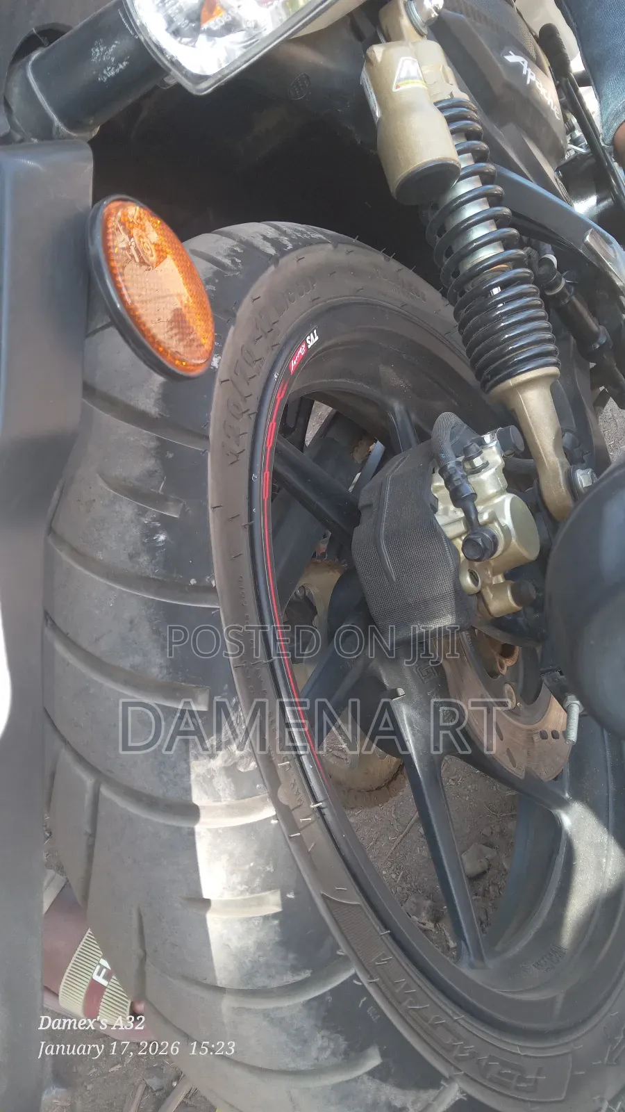 New TVS Apache 180 RTR 2023 White