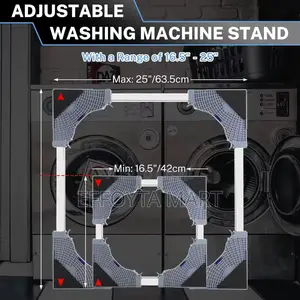 Adjustable Base For Washing Machine Refrigerator ፍሪጅ+ወሺንግ ሜሽን ማስቀመጫ