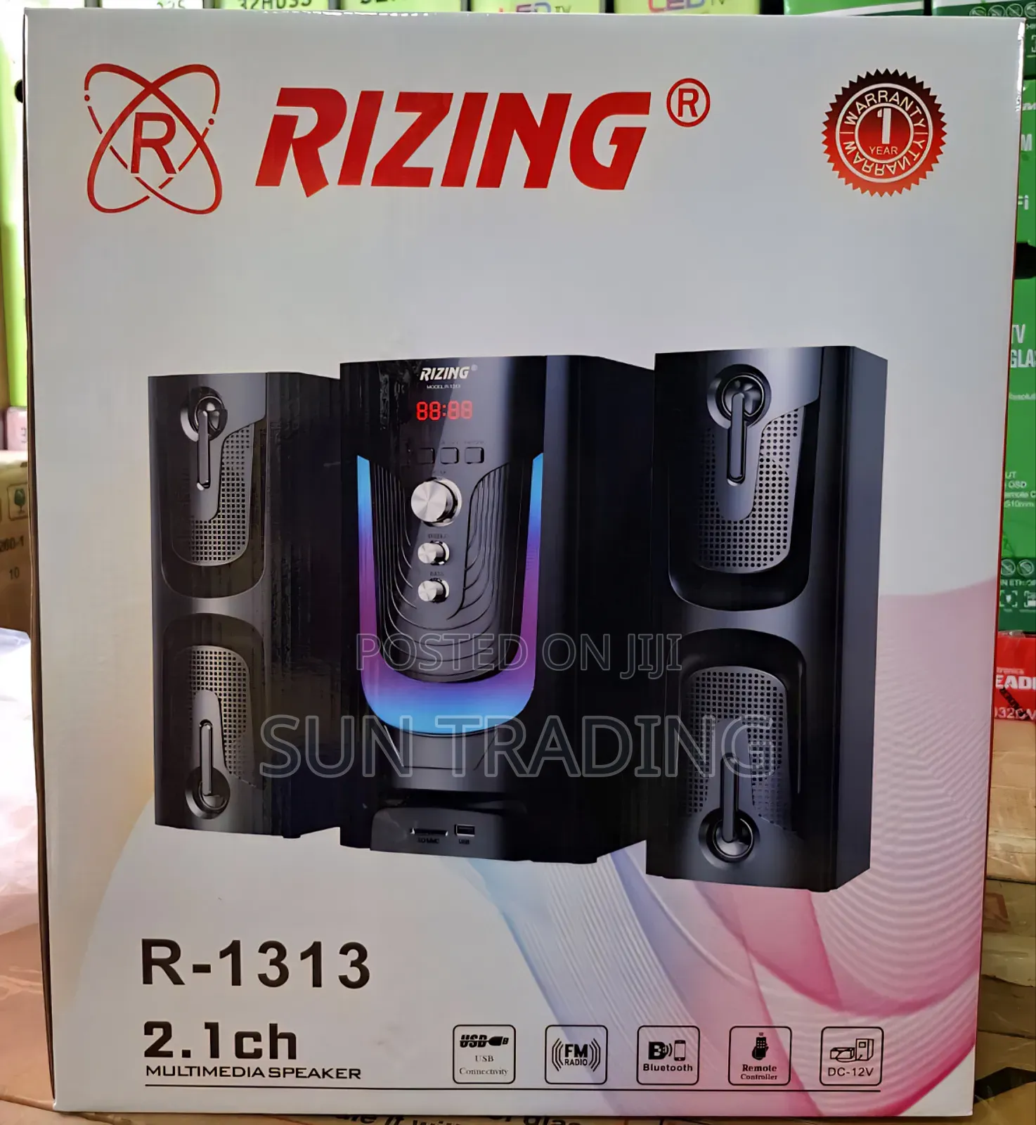 Rizing 2.1ch Multimedia Speaker | 1313
