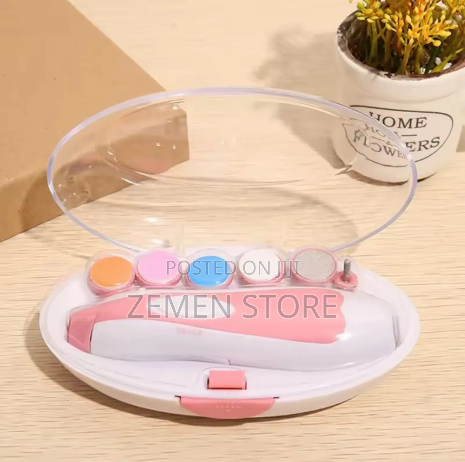 Electric Baby Nail Trimmer - ከጭረት የሚከላከል የህፃናት ጥፍር መከርከሚያ