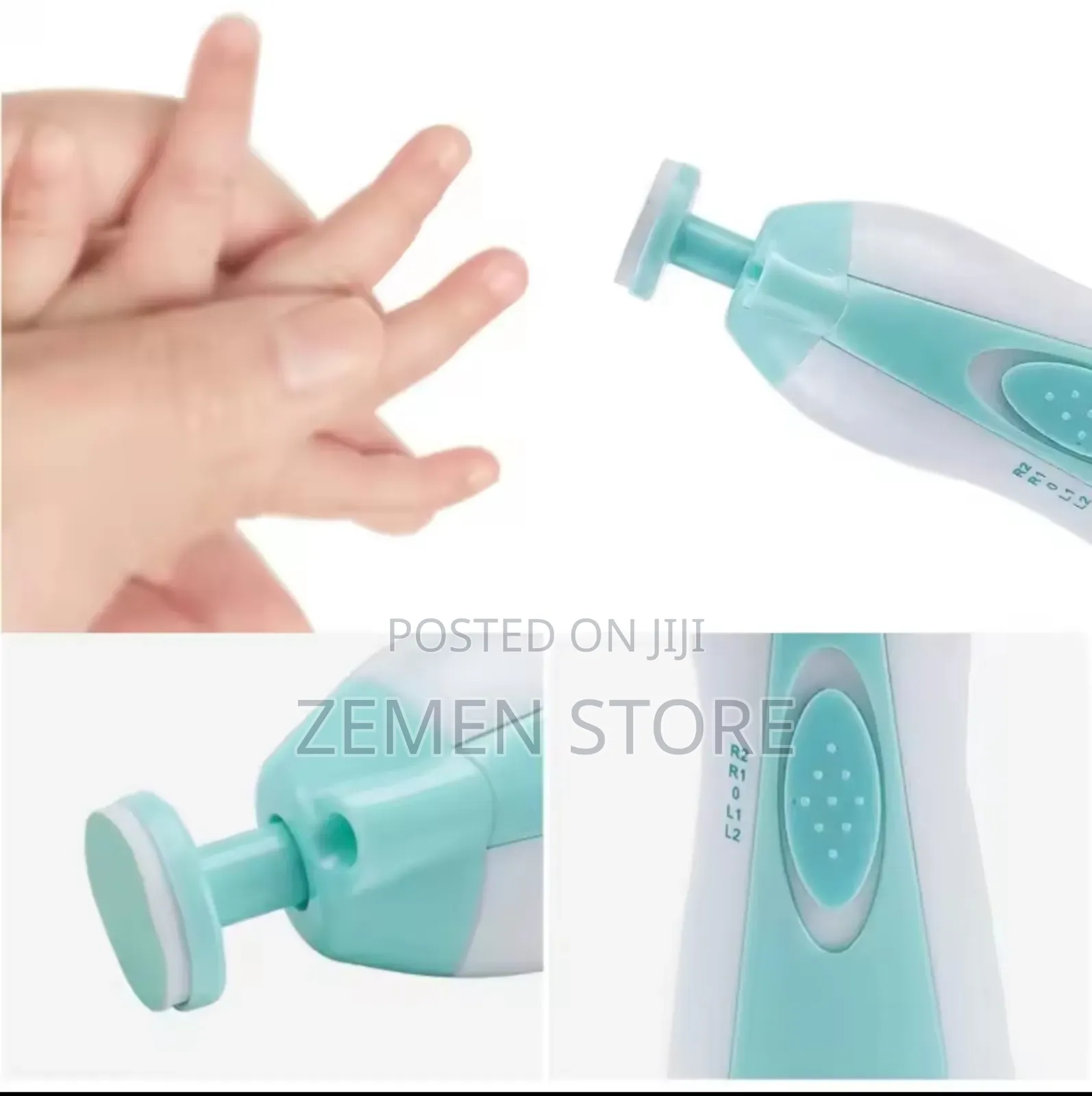Electric Baby Nail Trimmer - ከጭረት የሚከላከል የህፃናት ጥፍር መከርከሚያ