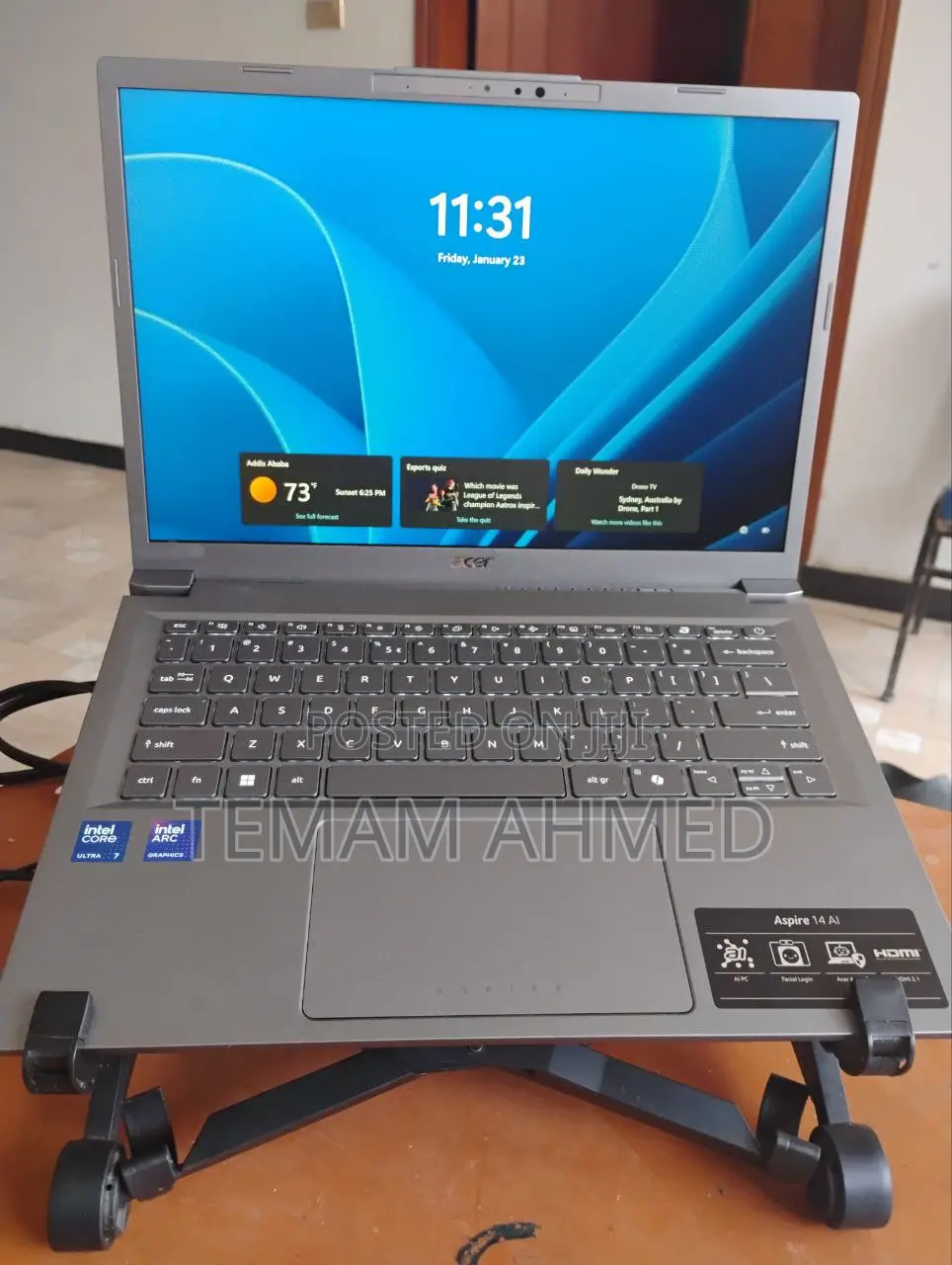 New Laptop Acer Aspire A114 31 16GB Intel Core I7 SSHD+SSD 1T