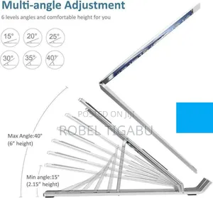 Foldable Height Adjustable Metal Frame Laptop Stand