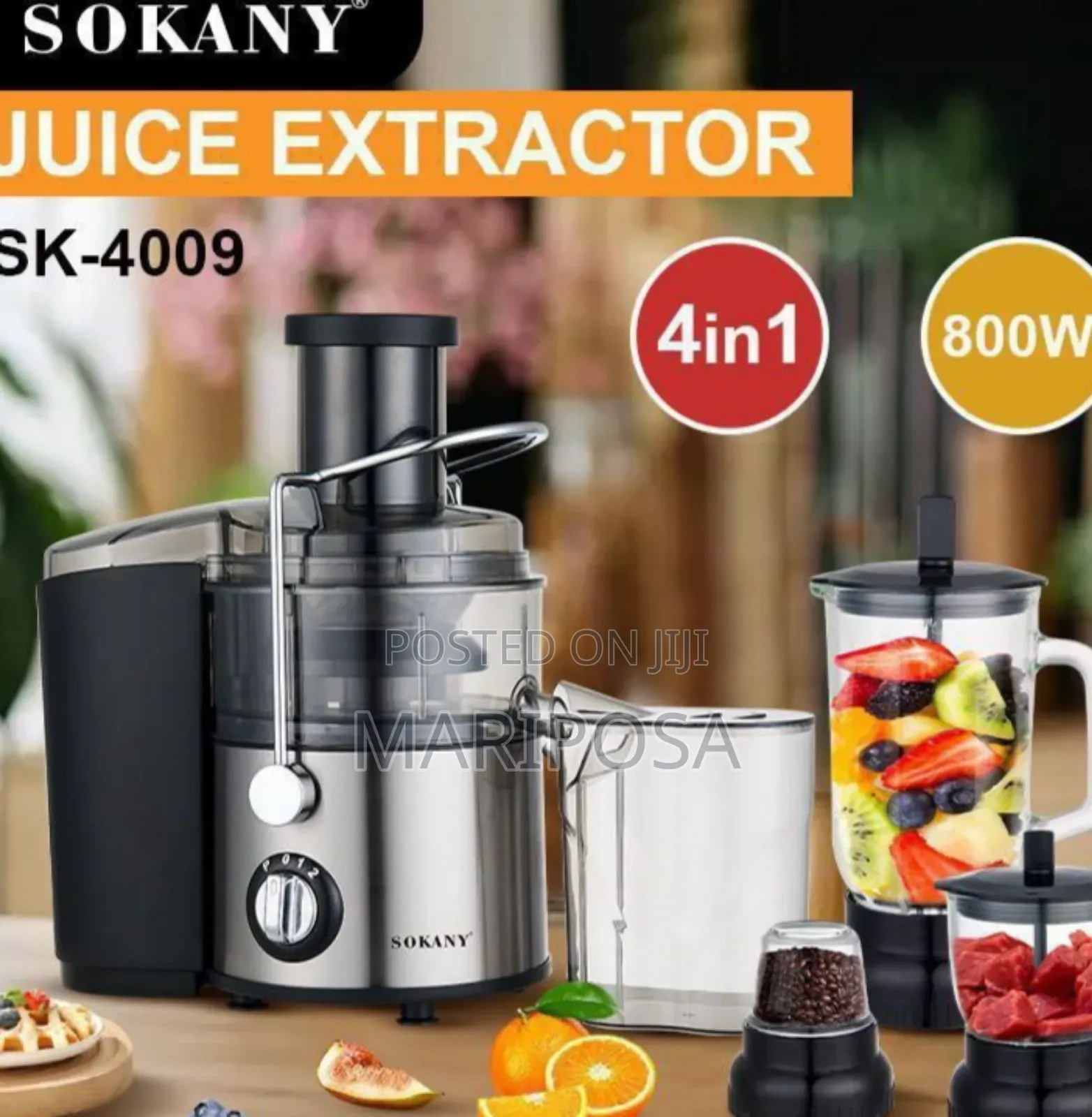 Sokany 4in1 Multifunctional Food Processor