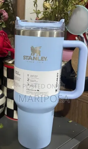 Stainly Mugs With Straw