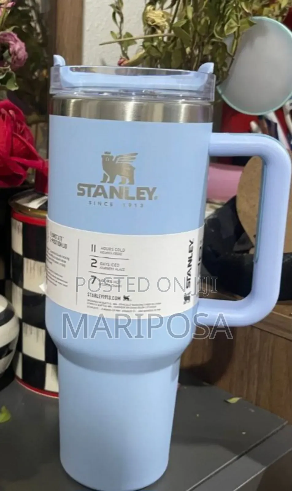 Stainly Mugs With Straw