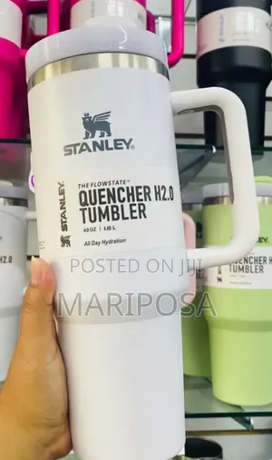 Stainly Mugs With Straw