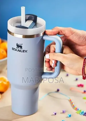 Stainly Mugs With Straw