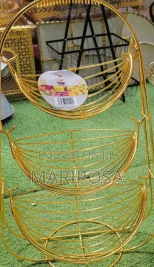 3 Layers Stainless Steel Fruit Basket