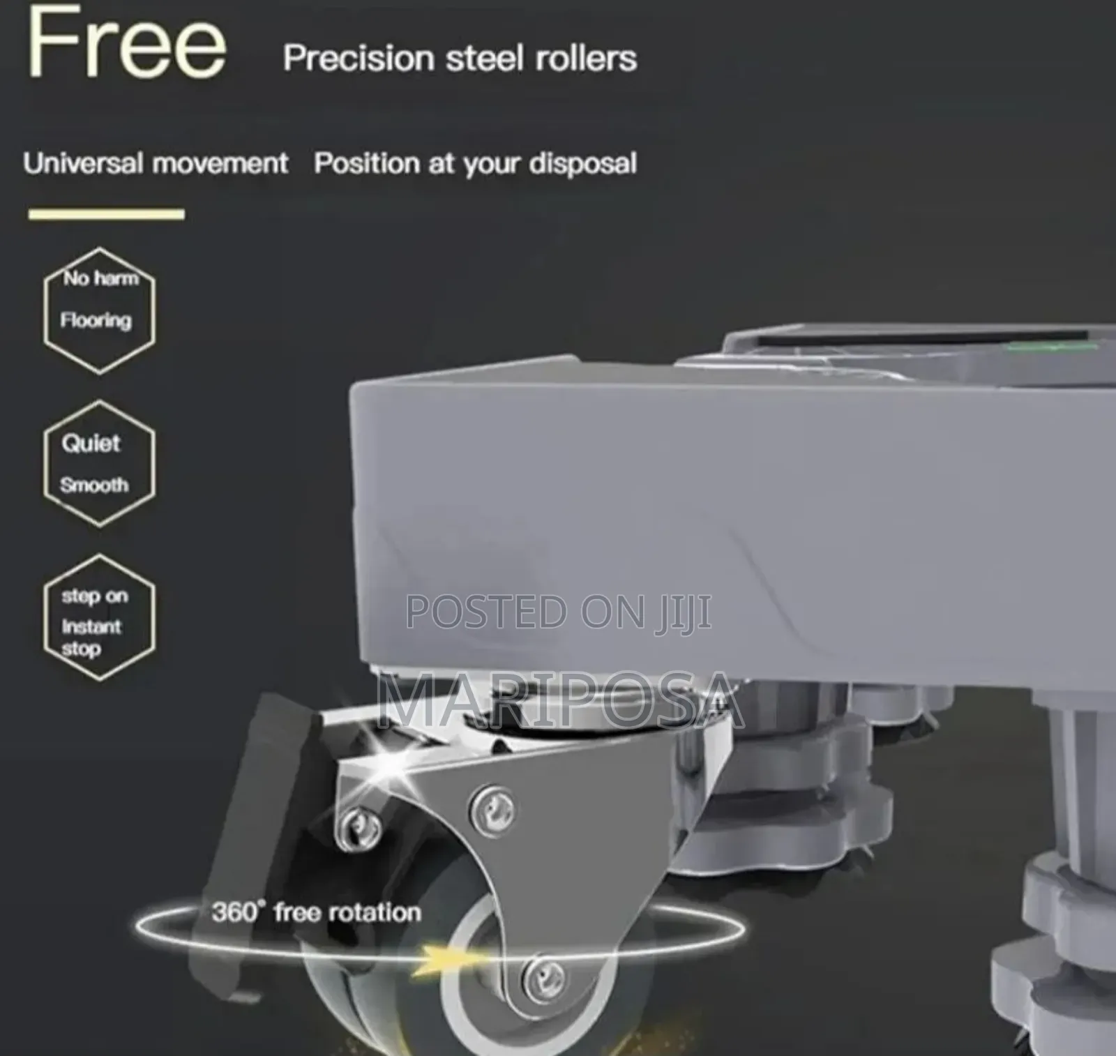 Adjustable Washing Machine Stand With Heels