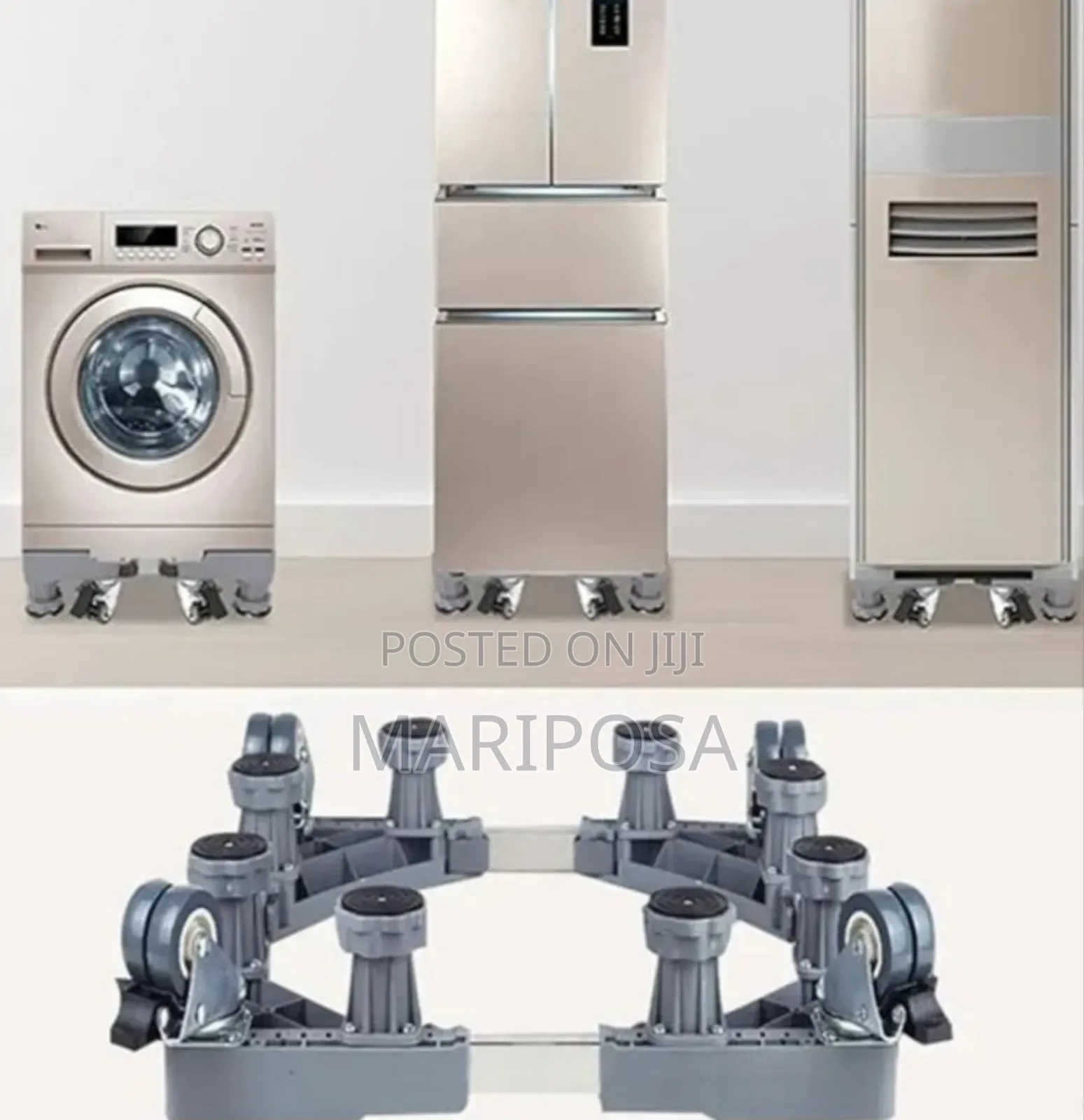 Adjustable Washing Machine Stand With Heels