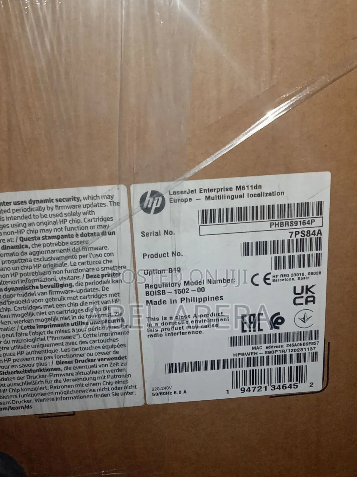 Hp Laserjet Enterprise M611dn