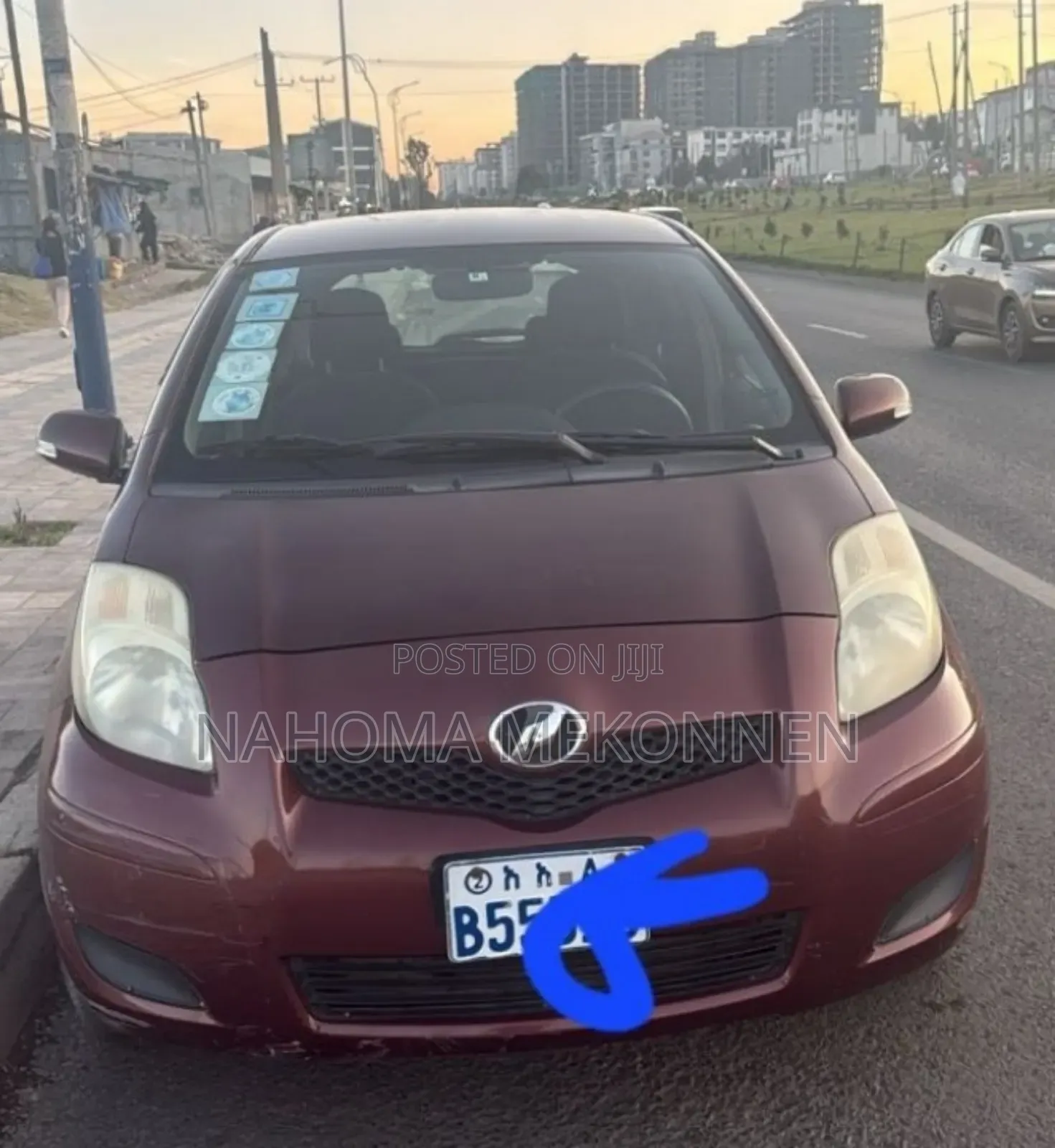 Toyota Yaris 2010 Red