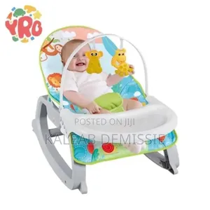5in1 Newborn to Toddler Rocker እንደ መኝታ በተጨማሪ መመገቢያ ቴብል አለዉ የሚነቀል