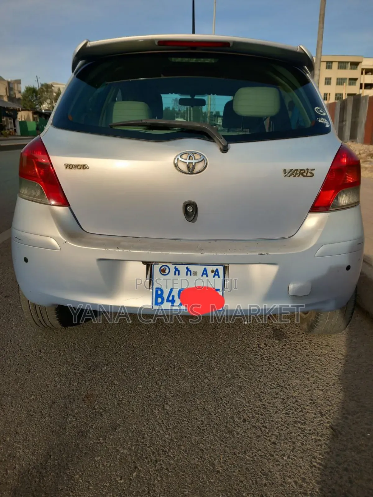 Toyota Yaris 2008 Gray