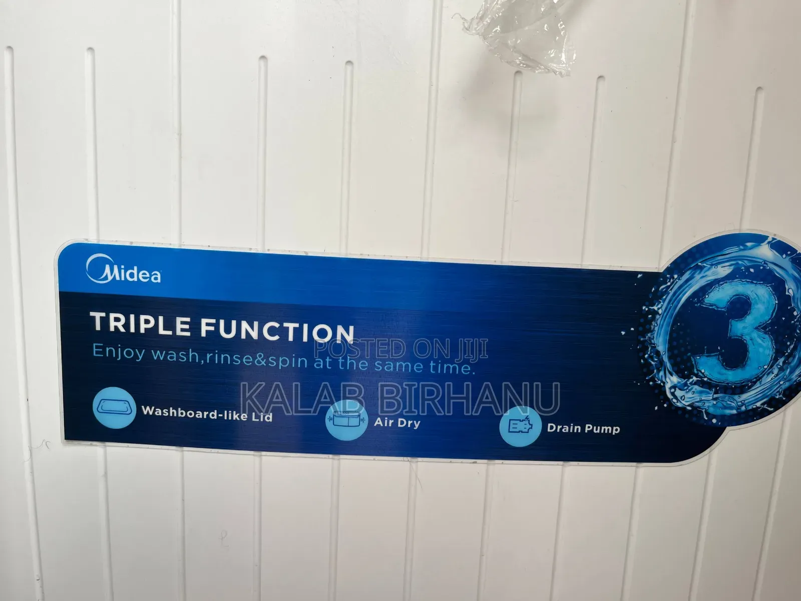 Media 15kg Triple Function Washing Machin