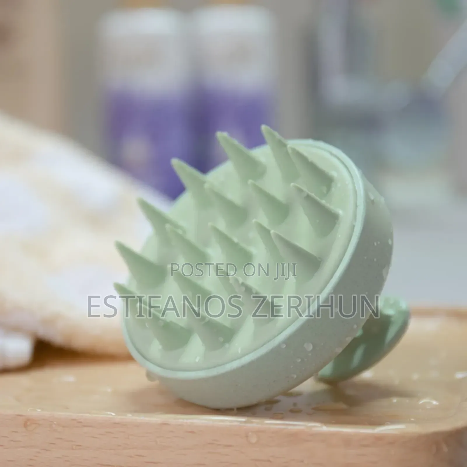 Wet and Dry Silicon Hair Scalp Massager Shampoo Brush