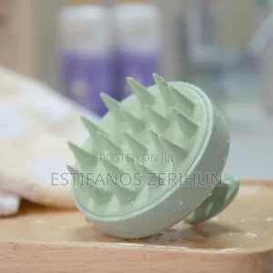 Wet and Dry Silicon Hair Scalp Massager Shampoo Brush