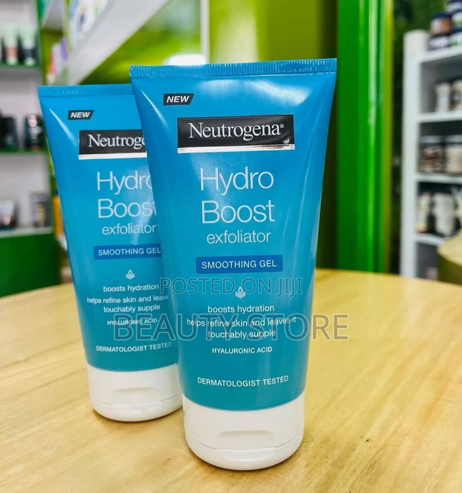 Neutrogena Hydro Boost Exfoliator Smoothing Gel.