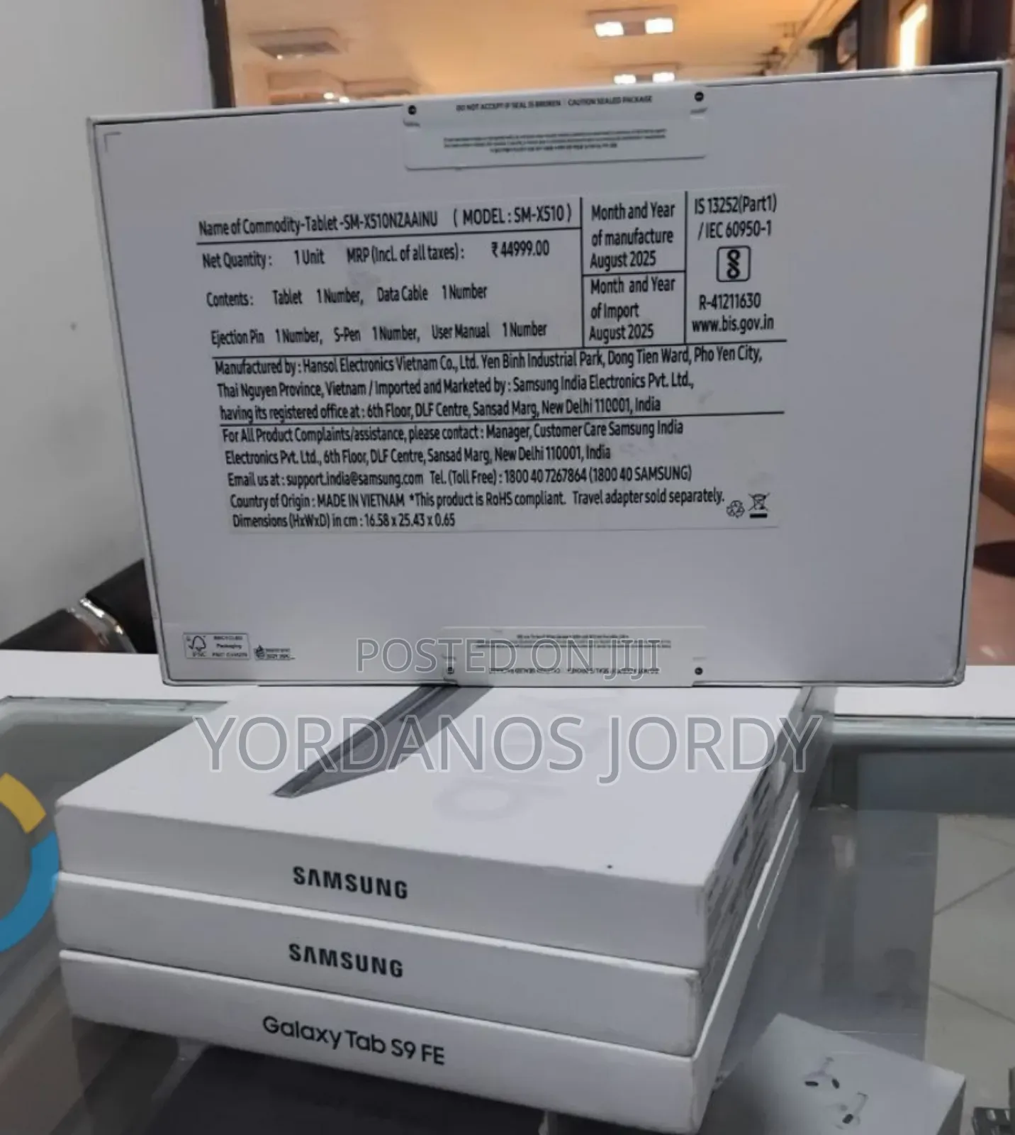 New Samsung Galaxy Tab S9 FE 128 GB