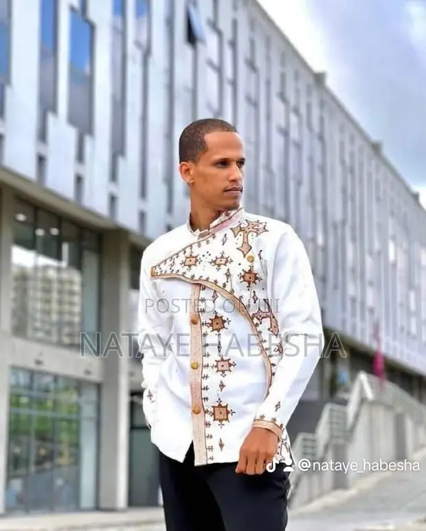 sachin and babi light blue dress Ethiopian and Eritrean Chiffon Dress New/ሽፎን ቀሚስ main image 0
