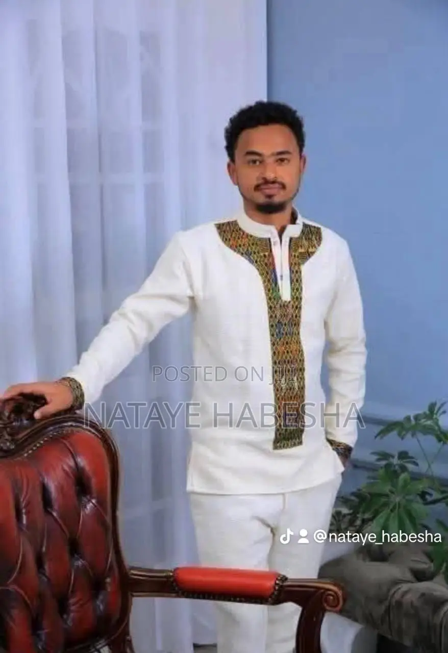 የሀበሻ ቀሚስ Habesha Kemis Dress ሽፎን Chiffon Yehabesha Libs Ethiopian Suit
