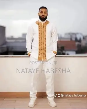 የሀበሻ ቀሚስ Habesha Kemis Dress ሽፎን Chiffon Yehabesha Libs Ethiopian Suit