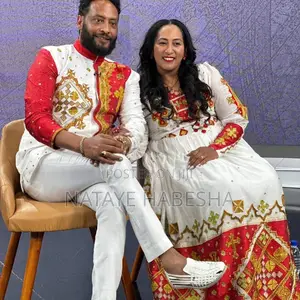 የሀበሻ ቀሚስ Habesha Kemis Dress ሽፎን Chiffon Yehabesha Libs Ethiopian Suit