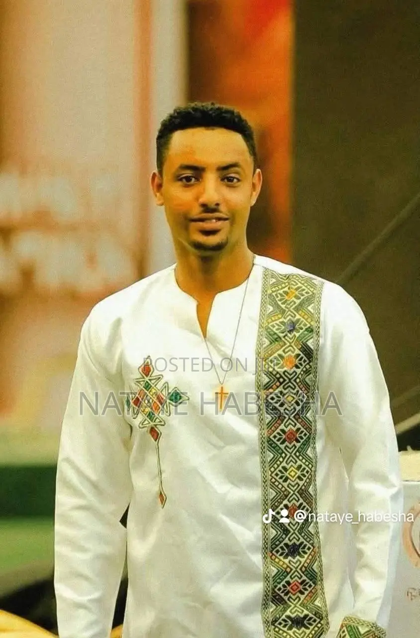 የሀበሻ ቀሚስ Habesha Kemis Dress ሽፎን Chiffon Yehabesha Libs Ethiopian Suit