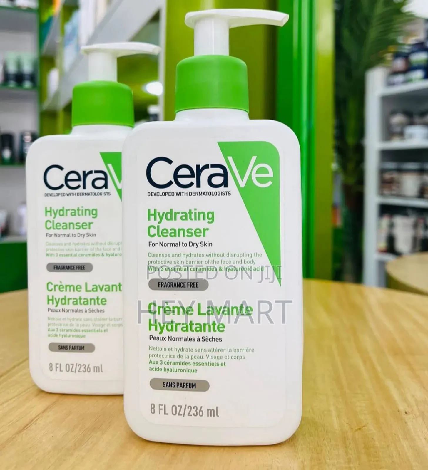 Cerave Hydrating Cleanser for Normal to Dry Skin.