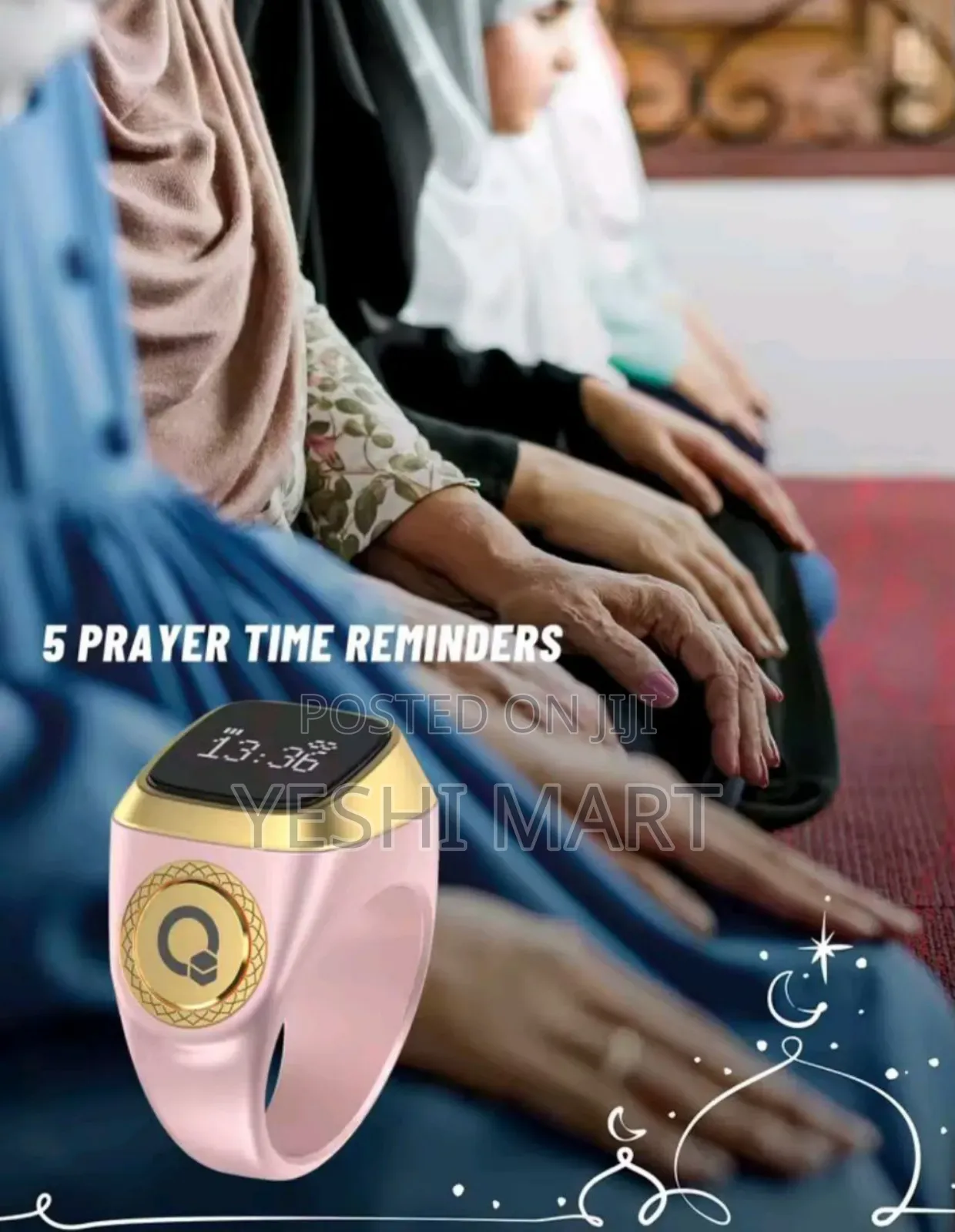 Zikir Ring for Prayers Time Reminder