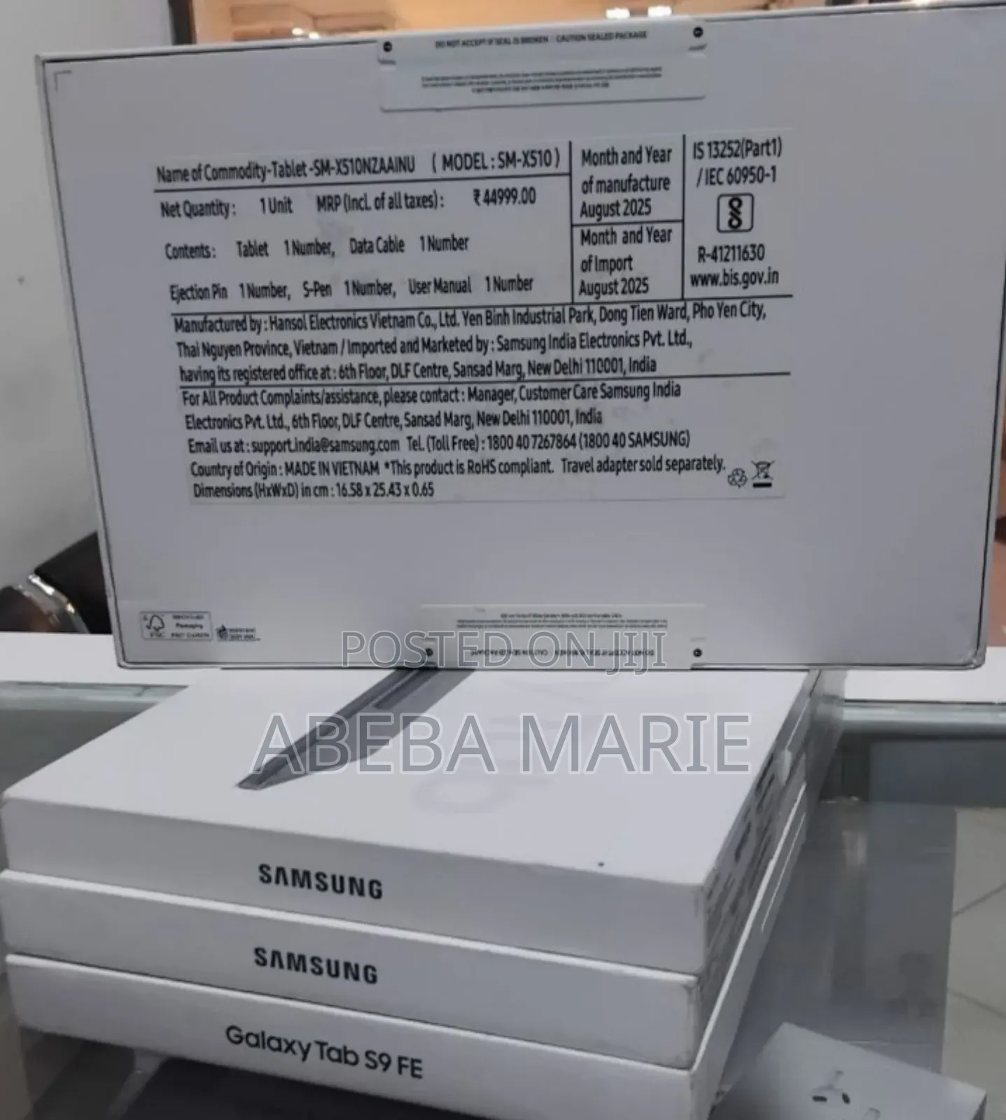 New Samsung Galaxy Tab S9 FE 128 GB
