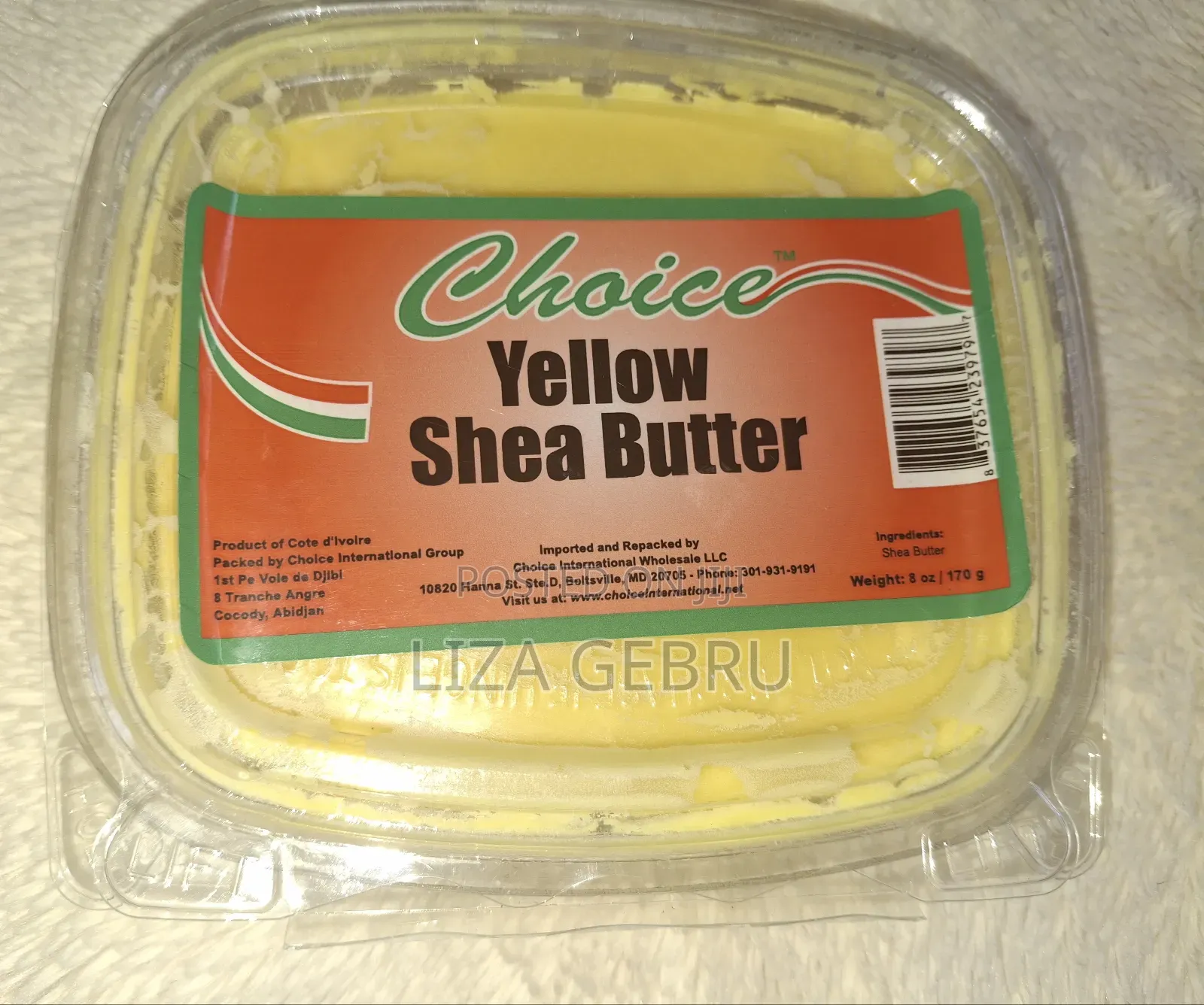 Original Choice Shea Butter. 170gram