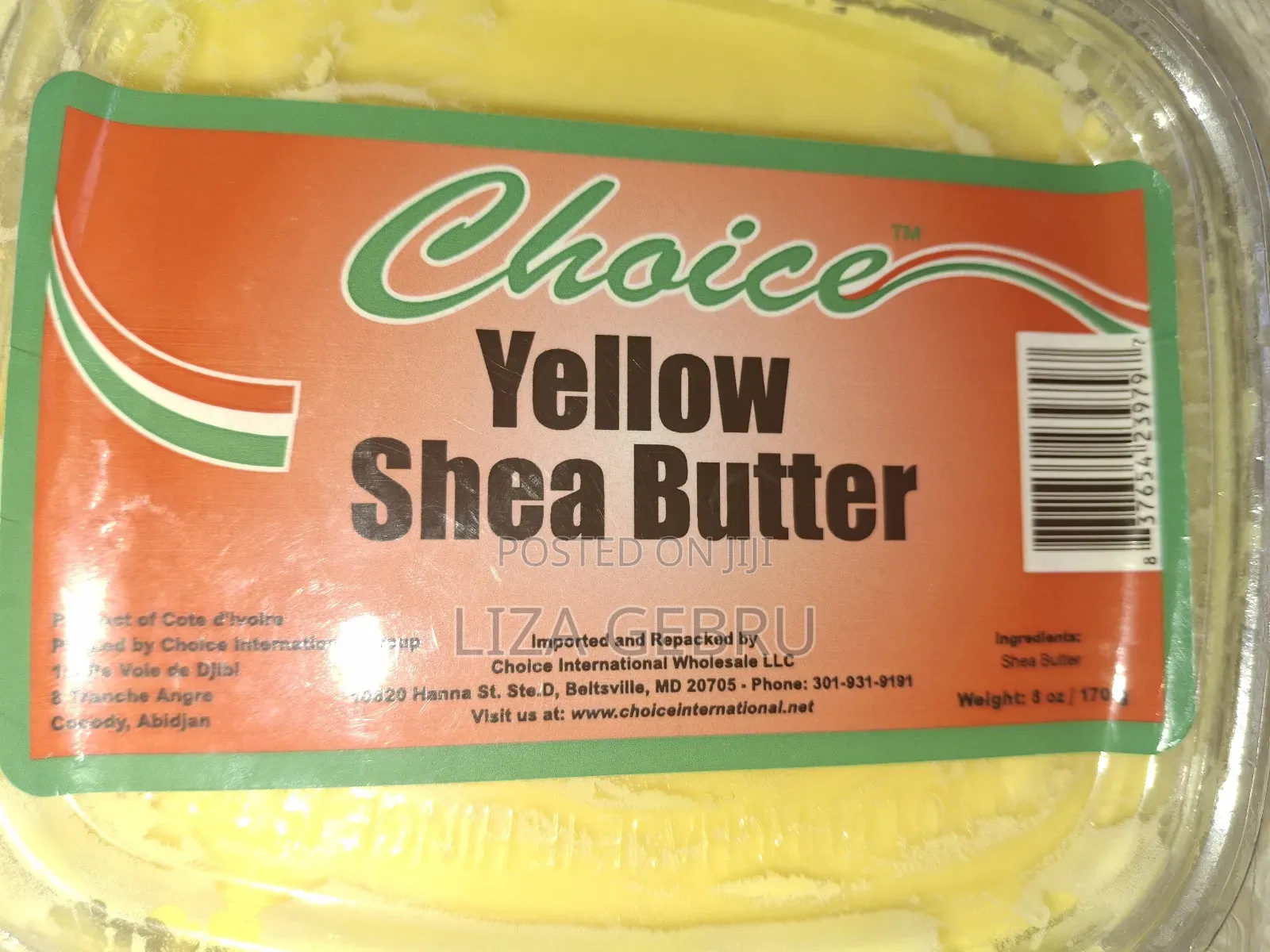 Original Choice Shea Butter. 170gram
