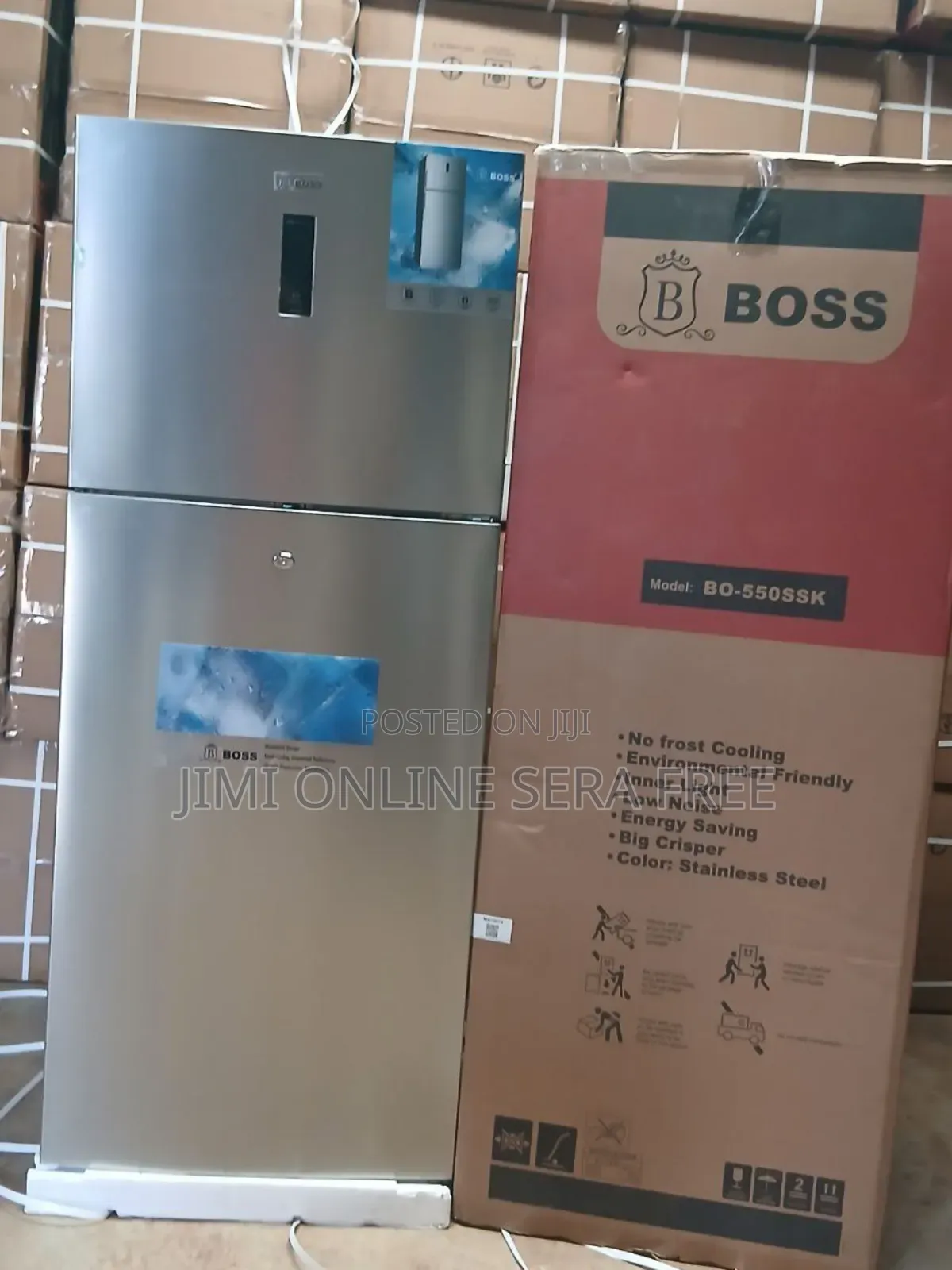 Boss Front Refrigerator Model Bo , 550 SSK Fan Sistem New