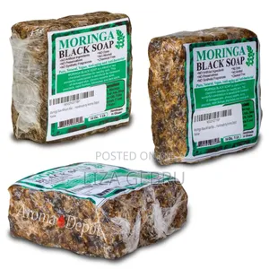 Moringa Black Soap. 1/2kg