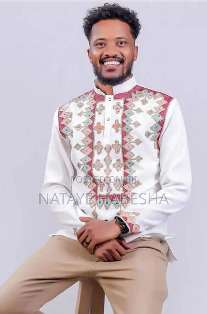 ሀበሻ ቀሚስ Habesha Dress የሀበሻ ልብስ Chiffon Yehabesha Libs