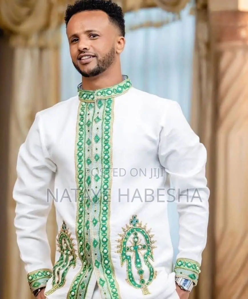 ሀበሻ ቀሚስ Habesha Dress የሀበሻ ልብስ Chiffon Yehabesha Libs