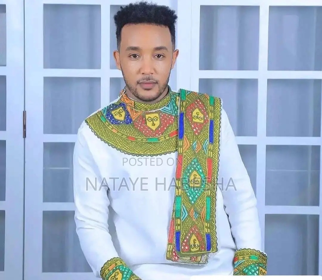 ሀበሻ ቀሚስ Habesha Dress የሀበሻ ልብስ Chiffon Yehabesha Libs