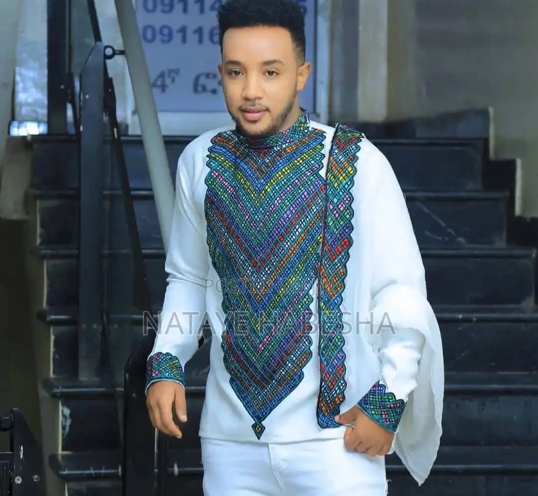 ሀበሻ ቀሚስ Habesha Dress የሀበሻ ልብስ Chiffon Yehabesha Libs