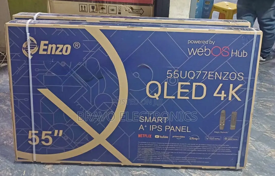 Enzo Tv 55” – Smart Qled | Uhd | Big Screen Frameless!