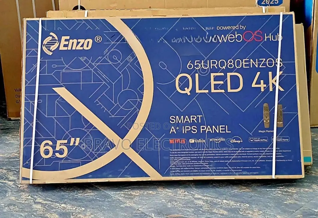 Enzo Tv 65” – Smart Qled | Uhd | A+ Panel Big Screen!