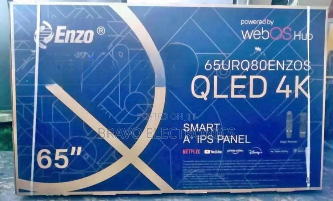 Enzo Tv 65” – Smart Qled | Uhd | A+ Panel Big Screen!