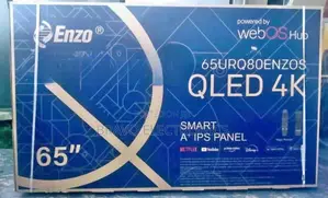 Enzo Tv 65” – Smart Qled | Uhd | A+ Panel Big Screen!
