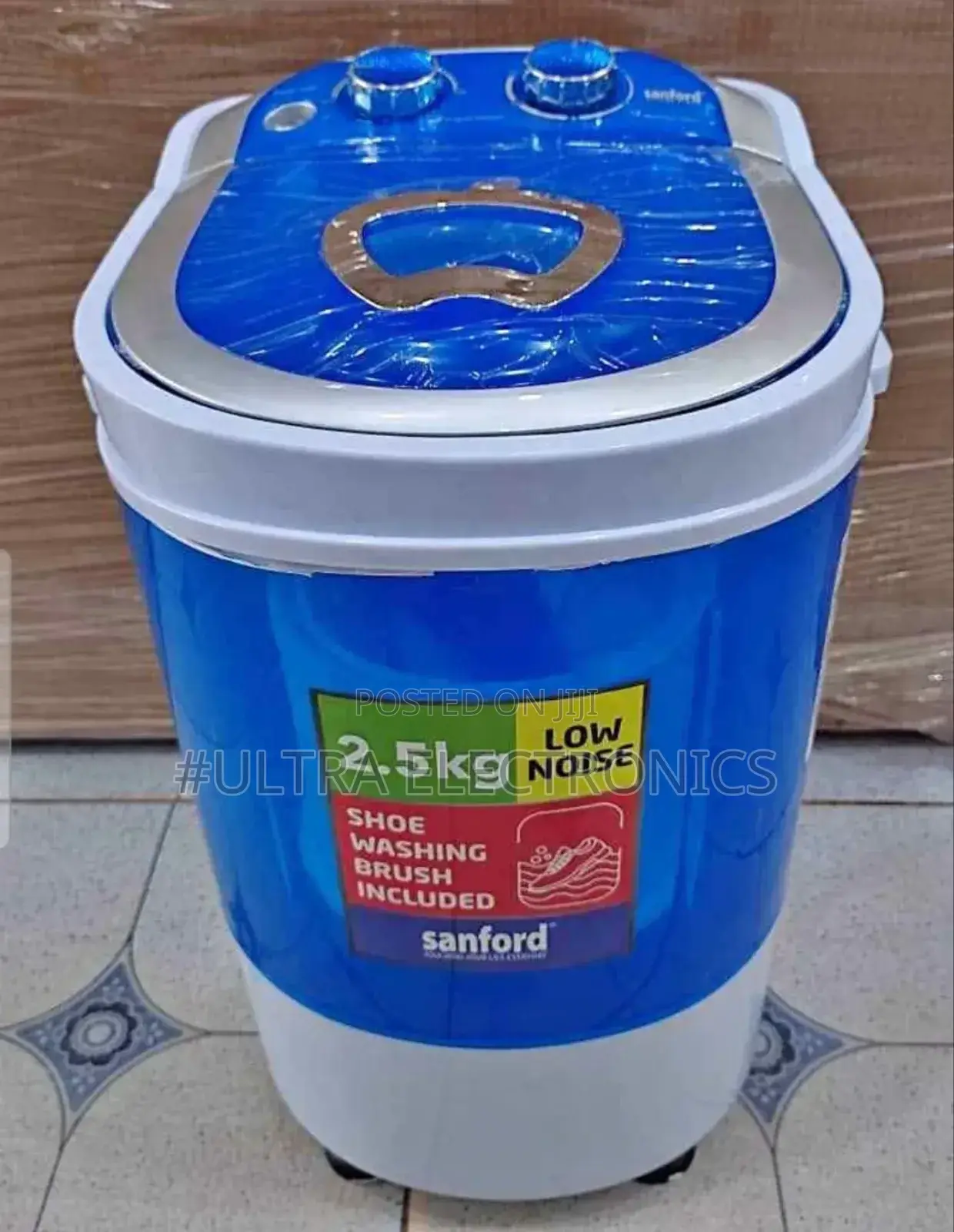 Sanford Semi-Automatic Mini Washing Machine. Capacity: 2.5 Kg