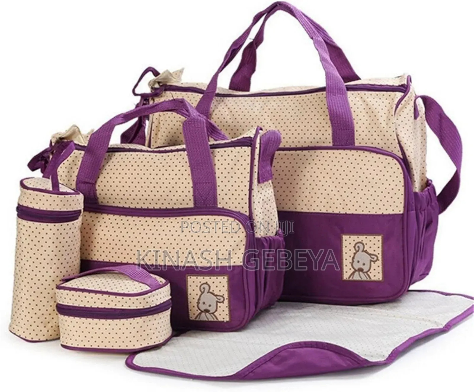 5pcs Multifunctional Baby Diaper Bag Set