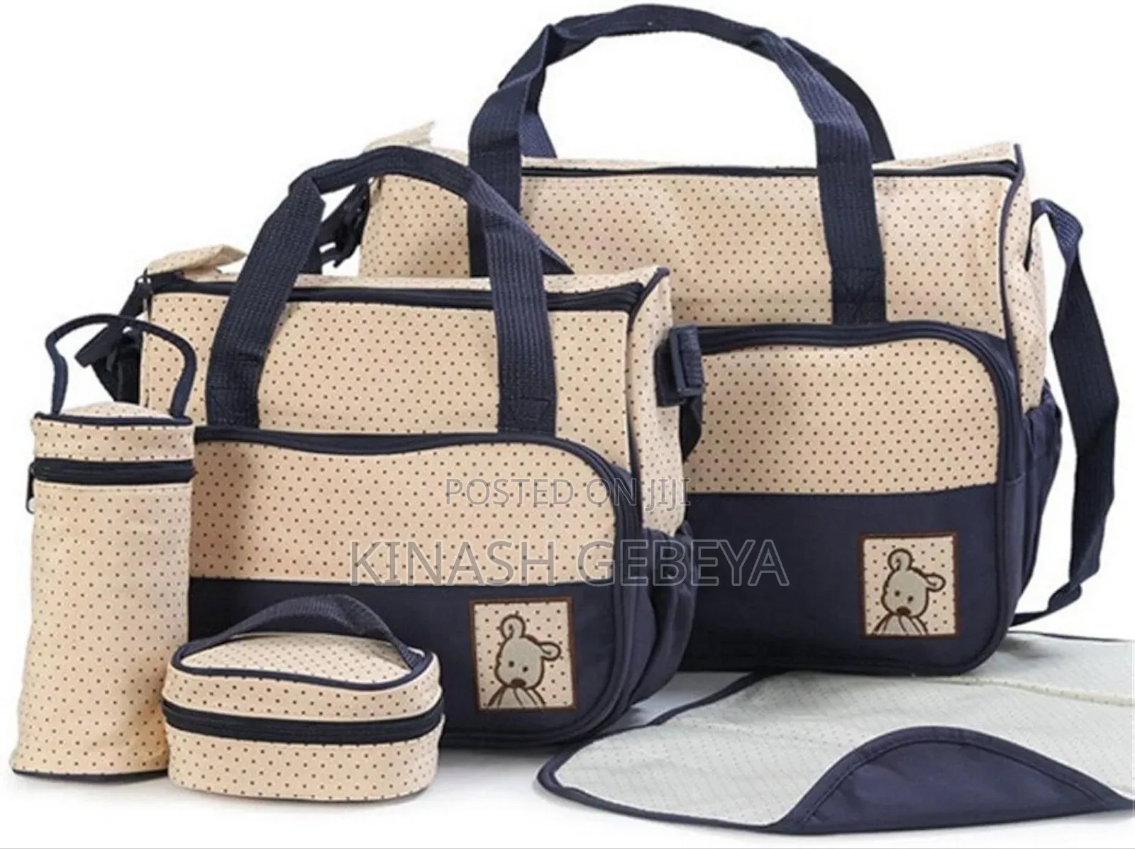 5pcs Multifunctional Baby Diaper Bag Set